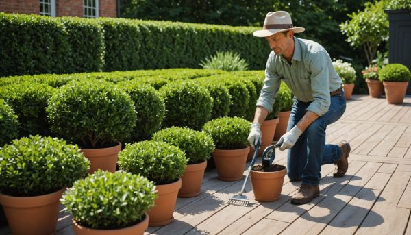 Entretien des espaces verts et terrasses