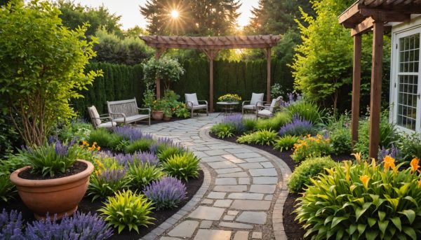 Paysagisme, plantes et mobilier de jardin