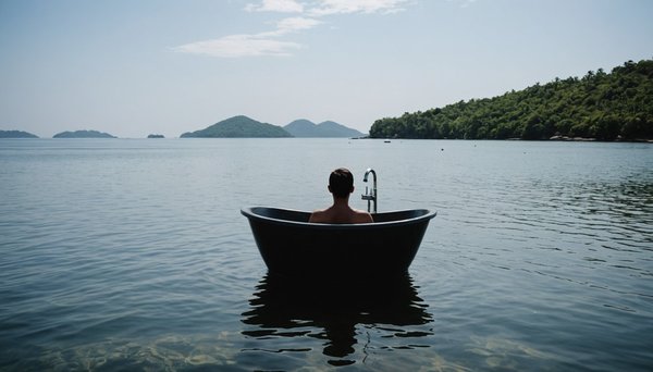 Baignoire ilot 150, thalassor : luxe et élegance compacte